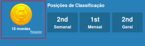Resgatar Recompensas através do Painel do Jogo