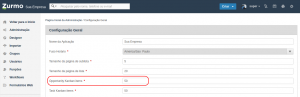 Administração do número de itens de Oportunidades no Kanban