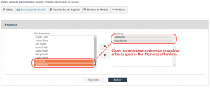 Associação de Usuários a um grupo no Inovatize Zurmo CRM