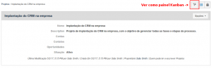 Projeto criado envolvendo a implantação do CRM